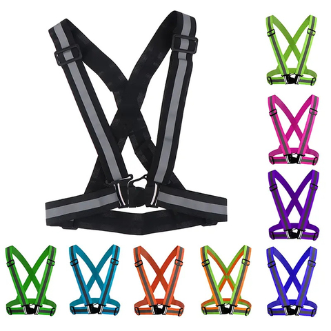 Reflektierende Sicherheitsweste zum Laufen und Radfahren