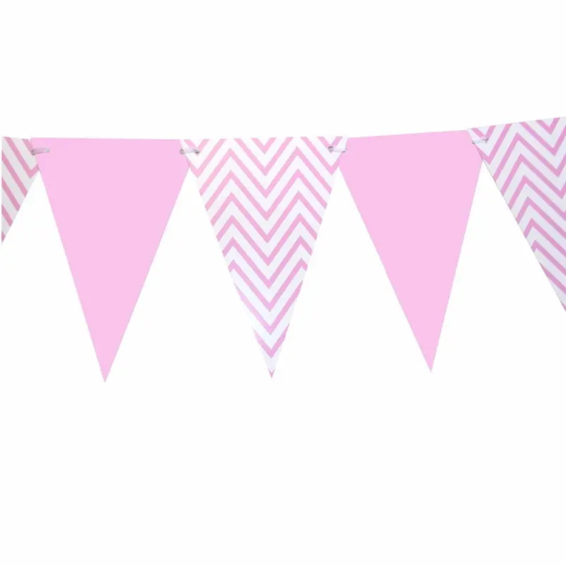 Wimpelfahne aus Glitzerpapier