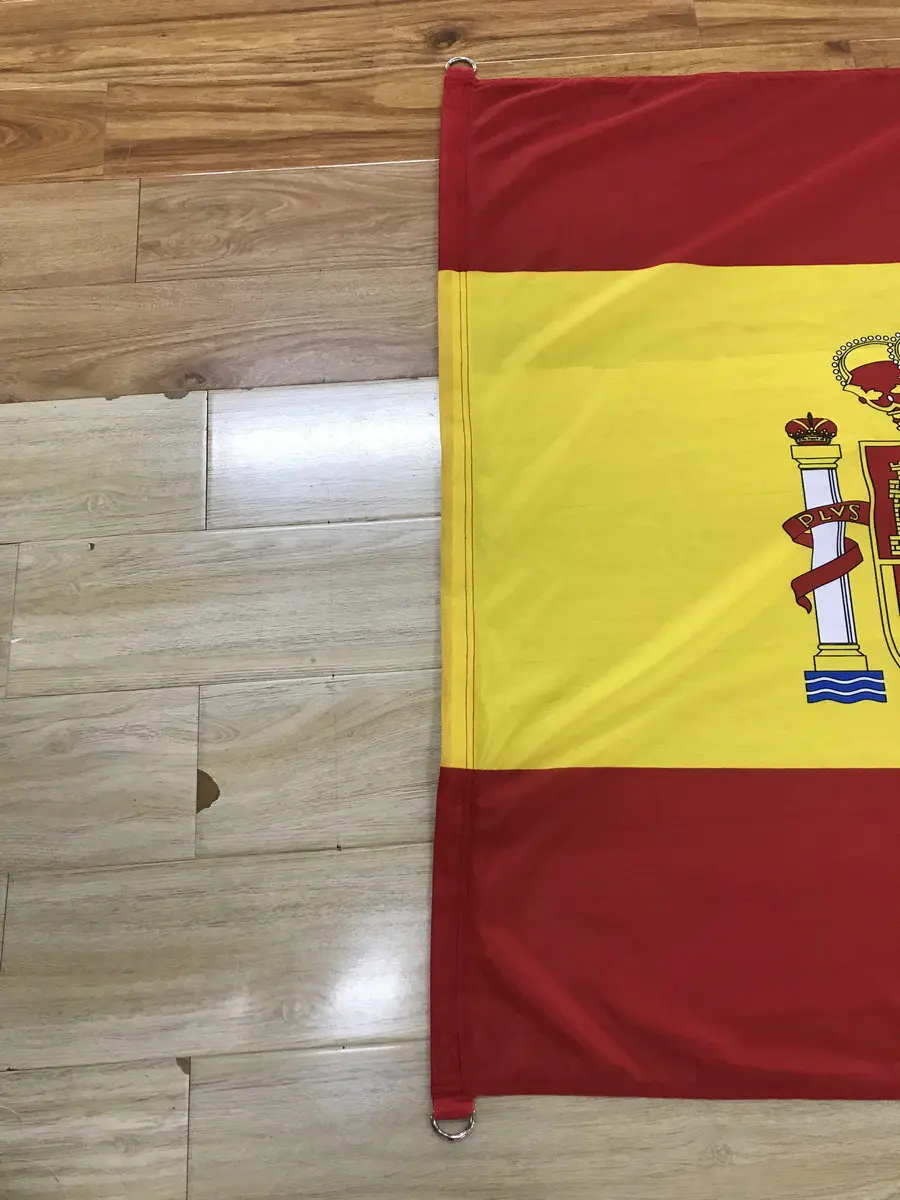 Leuchtende Sturmflagge Spanien-Flagge