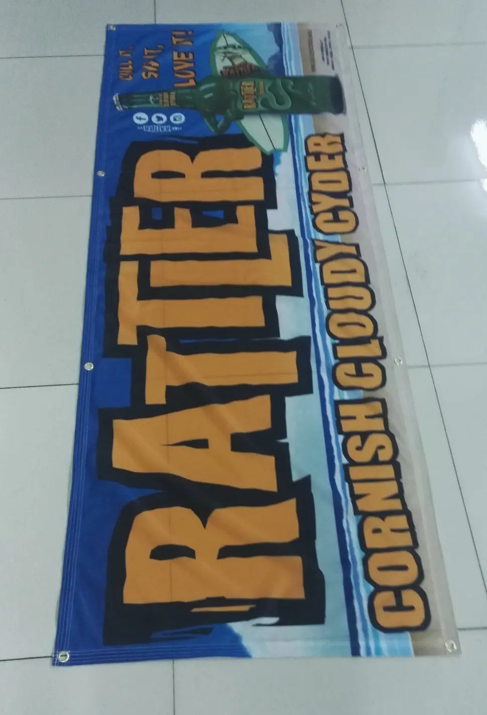 Polyester-Banner im Digitaldruck